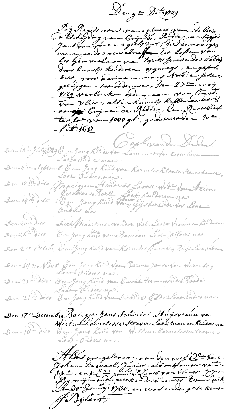 17291217 begraf Baligje J Schinkel ev Willem K Straver